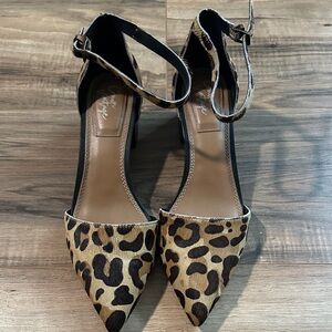 Crown Vintage Leopard Heels size 8.5